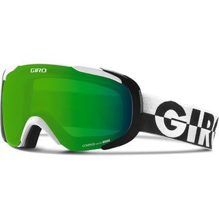 Giro Compass, black white 50/50/Lens: loden green - Skibrille
