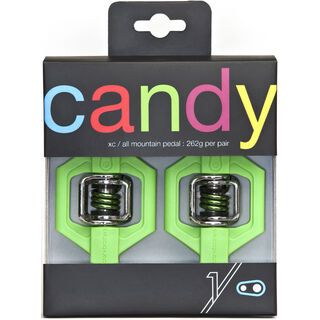 Crank Brothers Candy 1 Hangtag Version, neon grün - Pedale