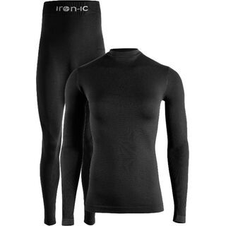 Iron-ic Baselayer Kit Promo Box Shirt + Leggings - Women black