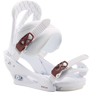 Burton Stiletto 2020, white - Snowboardbindung