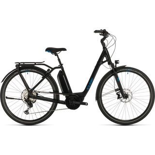 Cube Town Sport Hybrid EXC 2020, black´n´blue - E-Bike