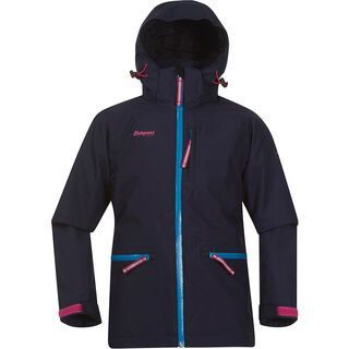 Bergans Alme Insulated Youth Girl Jacket, navy/blue/pink - Skijacke