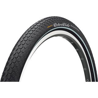 Continental Retro Ride PunctureProTection, 28 Zoll, black-reflex - Drahtreifen