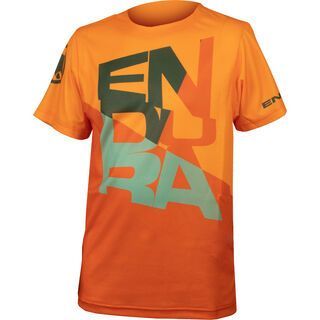 Endura Kinder SingleTrack Core T-Shirt mandarine