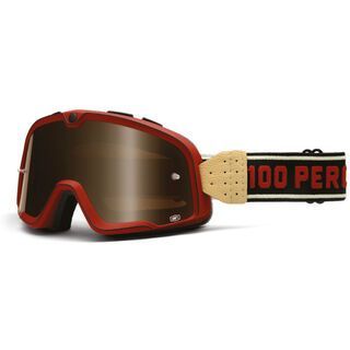100% Barstow Classic, red/Lens: bronze mirror - MX Brille