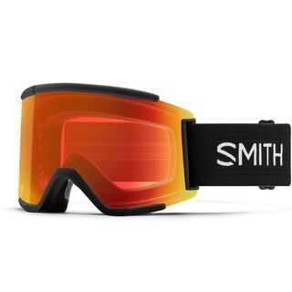 Smith Squad XL inkl. Wechselscheibe, black/Lens: everyday red mirror chromapop - Skibrille