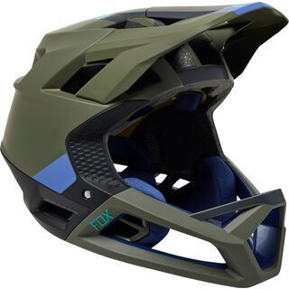 Fox Proframe Helmet Blocked olive green