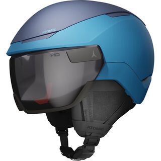 Atomic Revent GT AMID Visor Silver HD / blue