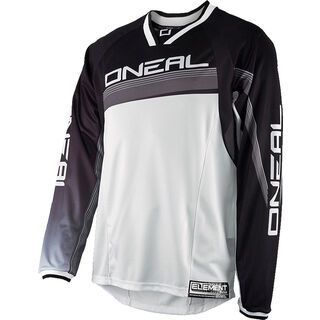 ONeal Element FR Long Sleeve Jersey, black/white - Radtrikot