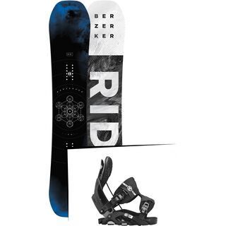 Set: Ride Berzerker 2017 + Flow Nexus 2017, black - Snowboardset