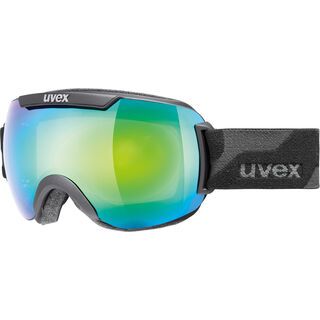 uvex downhill 2000 FM, black mat/Lens: mirror green - Skibrille