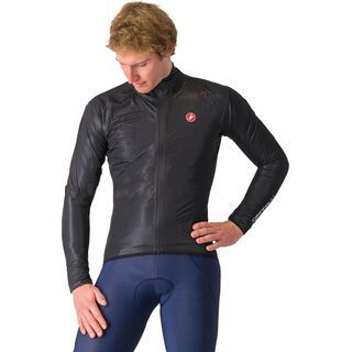 Castelli Squall Shell Jacket light black/silver gray