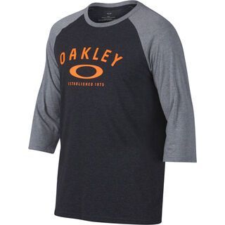 Oakley 50-Classic Raglan, blackout light heather - T-Shirt
