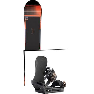 Set: Nitro Team Gullwing Wide 2017 + Burton X-Base 2017, black mag - Snowboardset