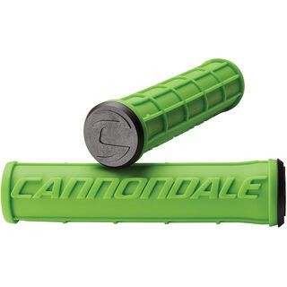 Cannondale Logo Silicone Grips, green - Griffe