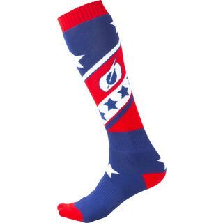 ONeal Pro MX Socks Stars, red/blue - Radsocken