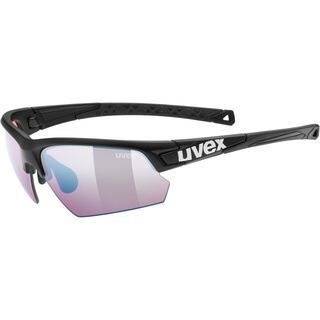 uvex sportstyle 224 cv, black mat/Lens: colorvision outdoor blue mirror - Sportbrille