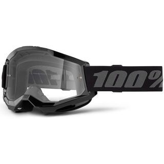 100% Strata 2 Junior Goggle - Clear Lens black