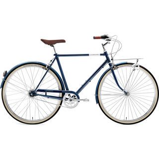Creme Cycles Caferacer Man Solo, 7 Speed 2016, deep blue - Cityrad