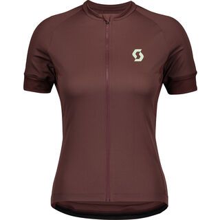 Scott Endurance 10 S/Sl Women's Shirt, maroon red/mint green - Radtrikot