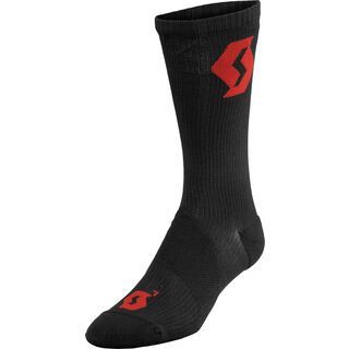 Scott Endurance Long Socken, black/red - Radsocken