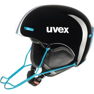 uvex hlmt 5 race, black-blue - Skihelm