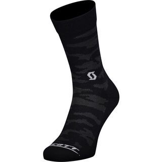 Scott AS Trail Camo Crew Socks black/dark grey