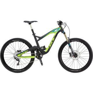 GT Force X Carbon Expert 27.5 2015, blue/lime/raw - Mountainbike