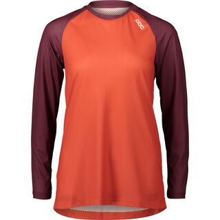POC W's MTB Pure LS Jersey propylene red/agate red