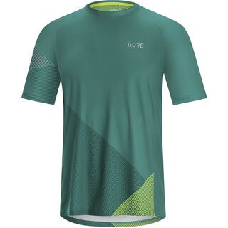 Gore Wear C5 Trail Trikot Kurzarm, blue/green - Radtrikot
