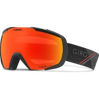 Giro Onset, black/red sporttech/Lens: vivid ember - Skibrille