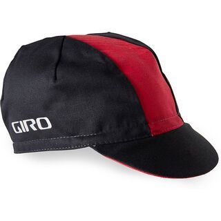 Giro Classic Cotton Cap, black/red - Radmütze