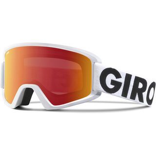 Giro Semi inkl. Wechselscheibe, white futura/Lens: amber scarlet - Skibrille