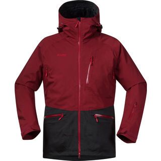 Bergans Myrkdalen Insulated Jacket, burgundy/solid charcoal - Skijacke