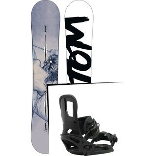 Burton Set: Custom Twin Flying V Wide 2016 + Burton Cartel EST