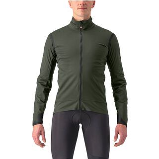Castelli Alpha Ultimate Insulated Jacke military green/black-electric
