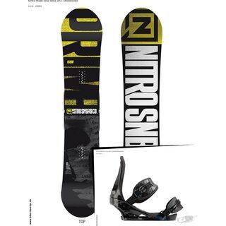 Set: Nitro Prime Edge Wide  + Burton Freestyle (493912S)