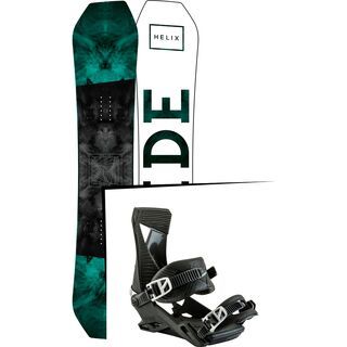 Set: Ride Helix 2017 + Nitro Zero 2017, not black - Snowboardset