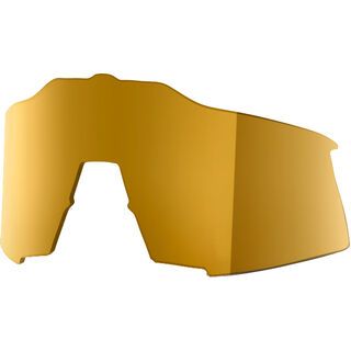 100% Speedcraft Replacement Lens - Flash Gold Mirror