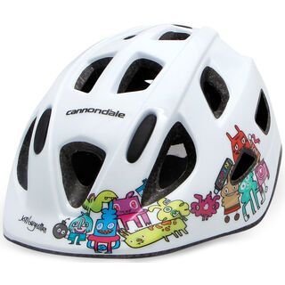 Cannondale Burgerman Colab Kids Helmet, white - Fahrradhelm
