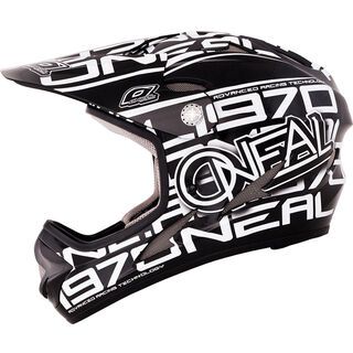 ONeal Backflip Fidlock DH Helmet Evo Race, black/white - Fahrradhelm