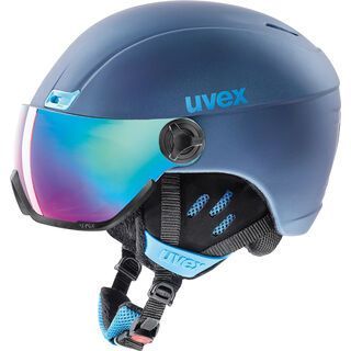 uvex hlmt 400 visor style, navyblue mat - Skihelm