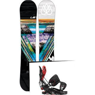 Set: Lib Tech T-Rice Pro 2017 + Flow Fuse-GT (1718345S)