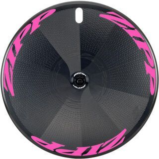 Zipp Super-9 Disc Tubular, schwarz/pink - Hinterrad