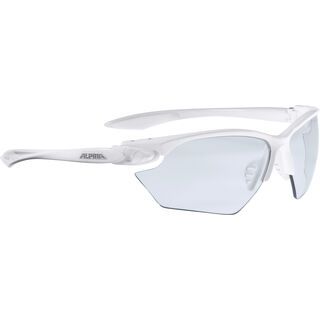 Alpina Twist Four S VL+, white/Lens: varioflex+ black - Sportbrille