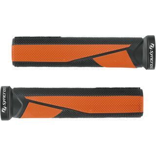 Syncros Pro Lock-On Grips, black/neon orange - Griffe