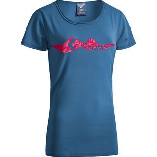 Cube WLS T-Shirt Mountains blue´n´pink