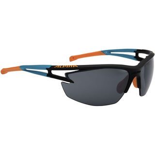 Alpina Alpina Eye-5 HR CM+, black matt cyan orange/Lens: ceramic mirror+ black - Sportbrille