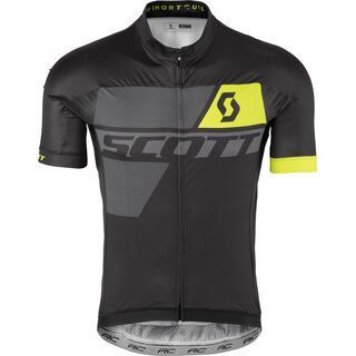 Scott RC Premium S/SL Shirt, black/sulphur yellow - Radtrikot