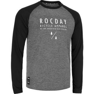 Rocday Manual Jersey, melange/black/white - Radtrikot